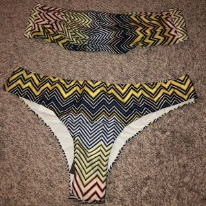 Missoni bandeau bikini